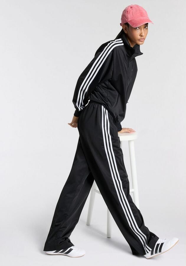 Adidas Originals Adicolor Classic Firebird Loose Sportjack Zwart- Dames Zwart - Foto 3
