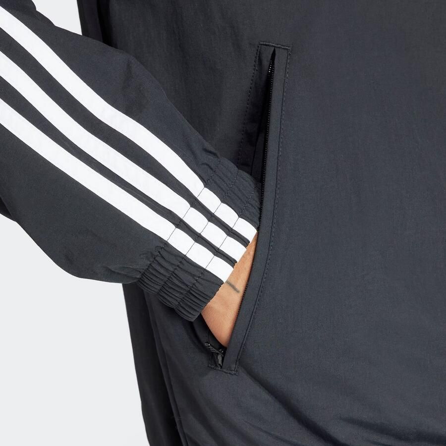 Adidas Originals 3-stripes Woven Firebird Trainingsjack Trainingsjassen Heren black maat: XXL beschikbare maaten:S M L XL XXL