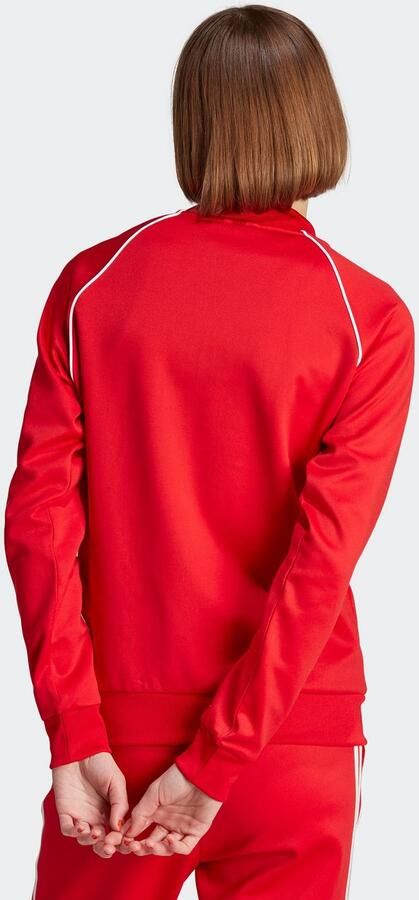Adidas Originals Stijlvolle Zip-Through Sweatshirt voor Dames Rood Dames - Foto 5