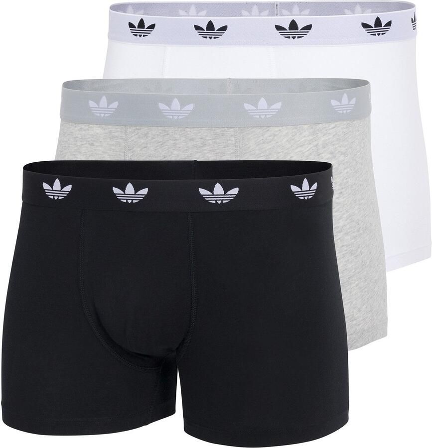 Adidas Originals Trunk Comfort Flex Cotton zacht elastisch katoenmix logoband zonder ingreep (Set van 2) - Foto 8
