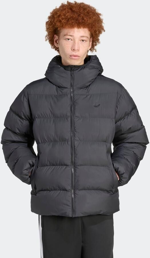 Adidas Originals Gewatteerde Winterjas Trefoil Men Puffer jackets zwart Maat XL Kleding - Foto 11
