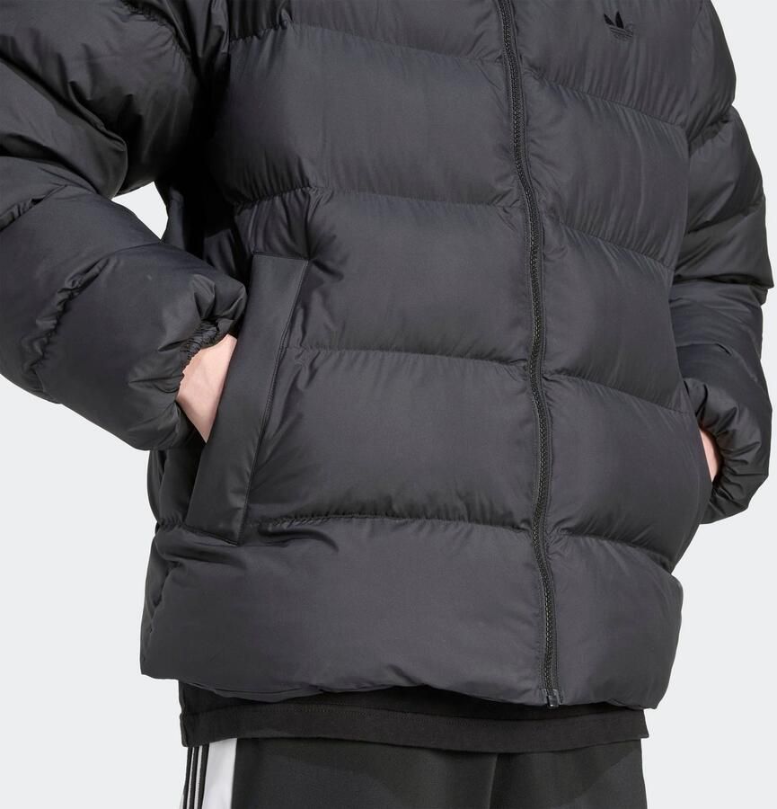 Adidas Originals Gewatteerde Winterjas Trefoil Men Puffer jackets zwart Maat XL Kleding - Foto 2