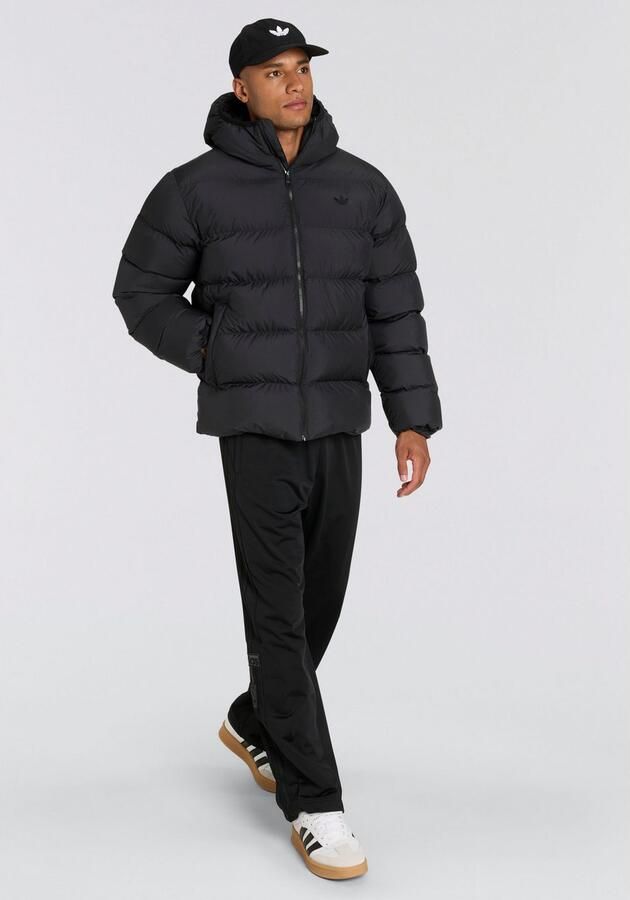Adidas Originals Gewatteerde Winterjas Trefoil Men Puffer jackets zwart Maat XL Kleding - Foto 5