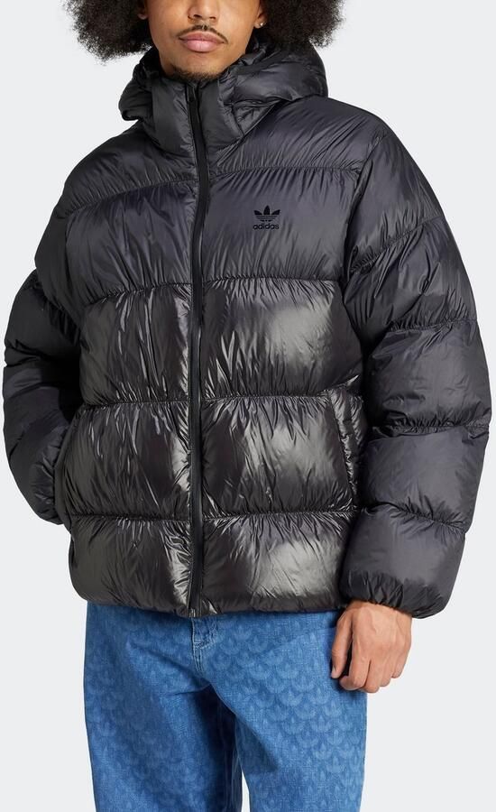 Adidas Adicolor Regen Donsjack Zwart- Heren Zwart - Foto 7