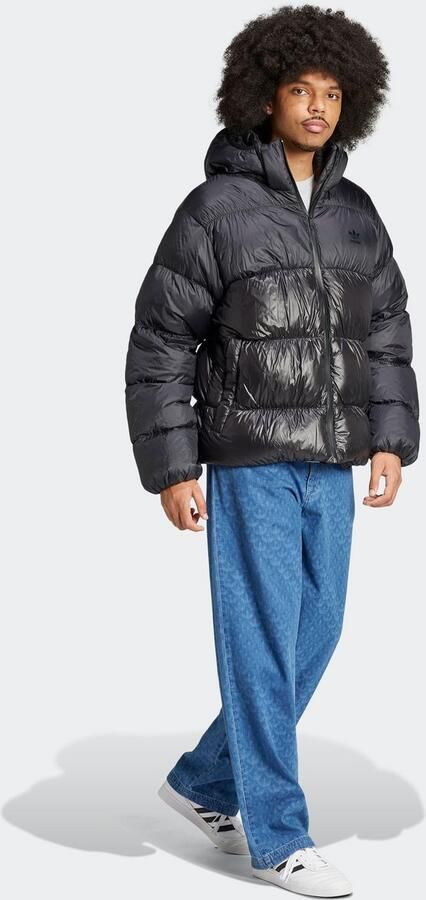 Adidas Adicolor Regen Donsjack Zwart- Heren Zwart - Foto 6