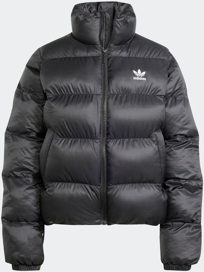 Adidas Originals adicolor Short Puffer Jacket Women jackets zwart Maat XS Kleding - Foto 4