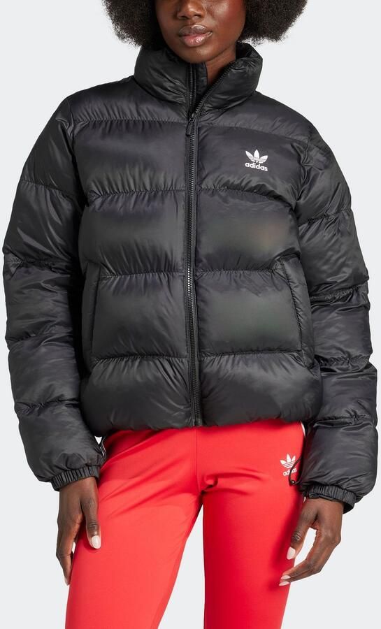 Adidas Originals adicolor Short Puffer Jacket Women jackets zwart Maat XS Kleding - Foto 3