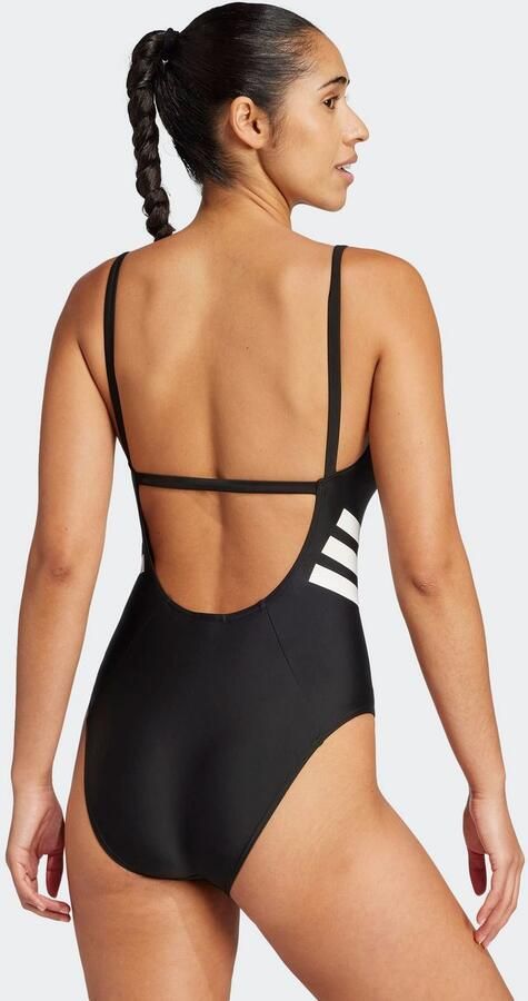 Adidas 3-Stripes U-Back Badpak Zwart- Dames Zwart - Foto 7