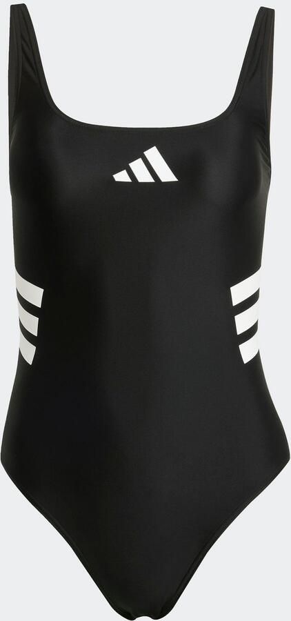 Adidas 3-Stripes U-Back Badpak Zwart- Dames Zwart - Foto 9