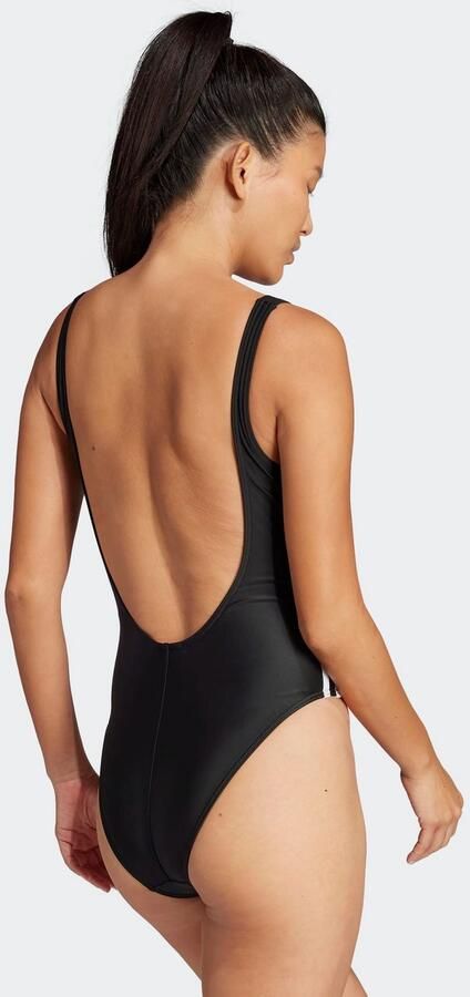 Adidas Originals Adicolor 3-Stripes Badpak Zwart- Dames Zwart - Foto 5