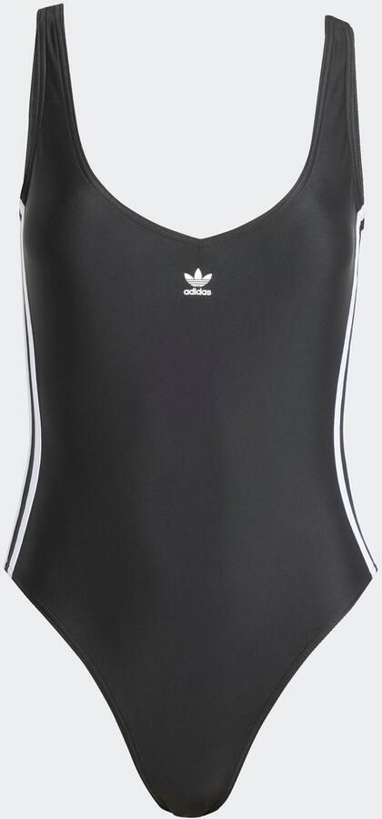 Adidas Originals Adicolor 3-Stripes Badpak Zwart- Dames Zwart - Foto 6