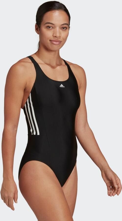 Adidas Originals 3-Stripes Swimsuit Black White- Dames Black White - Foto 4