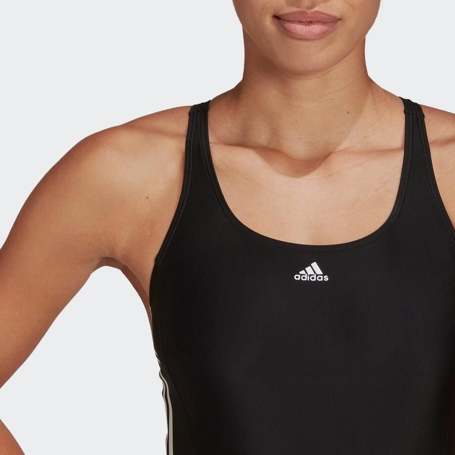Adidas Originals 3-Stripes Swimsuit Black White- Dames Black White - Foto 2
