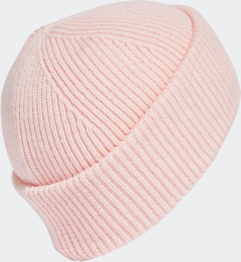 Adidas Originals Wid Cuff Beanie unisex Mutsen lichtroze Maat ONE SIZE Accessoires