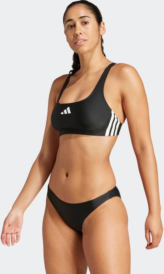 Adidas 3-Stripes V-Back Bikini Zwart- Dames Zwart - Foto 10