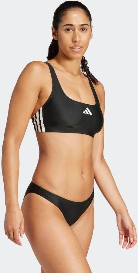 Adidas 3-Stripes V-Back Bikini Zwart- Dames Zwart - Foto 7