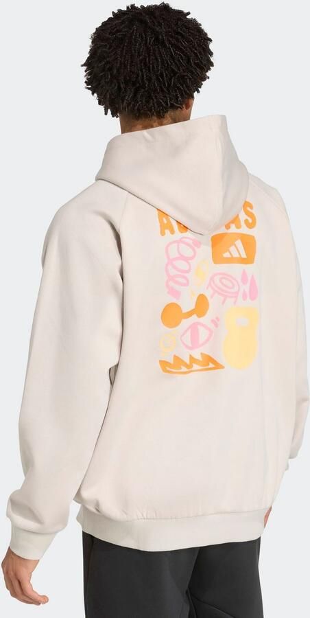 Adidas Perfor ce Capuchonsweatvest GFX HOODIE (1-delig) - Foto 4