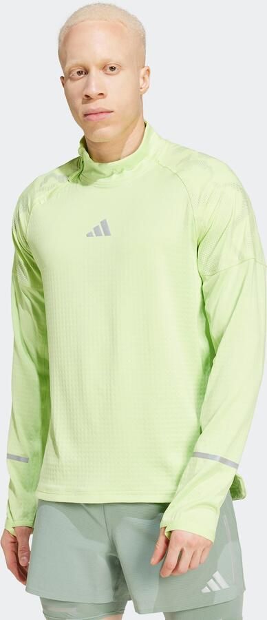 Adidas Perfor ce Colshirt ULT HIVIS 1 2 M Running shirt met lange mouwen - Foto 6
