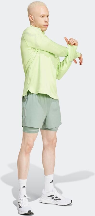 Adidas Perfor ce Colshirt ULT HIVIS 1 2 M Running shirt met lange mouwen - Foto 5