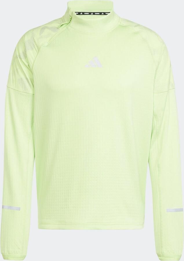 Adidas Perfor ce Colshirt ULT HIVIS 1 2 M Running shirt met lange mouwen - Foto 3