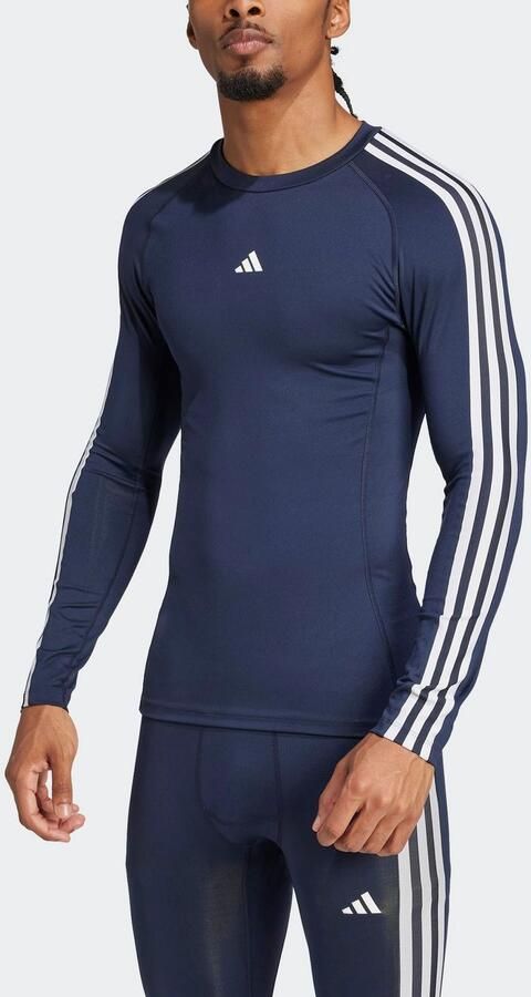 Adidas TECHFIT Compression Training 3-Stripes Longsleeve - Foto 7