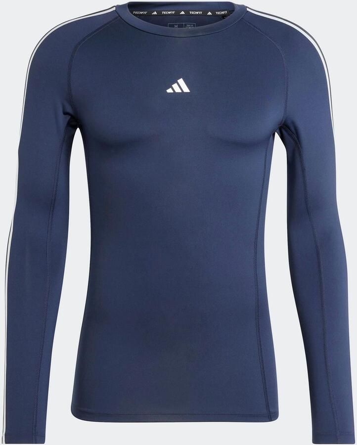Adidas TECHFIT Compression Training 3-Stripes Longsleeve - Foto 3