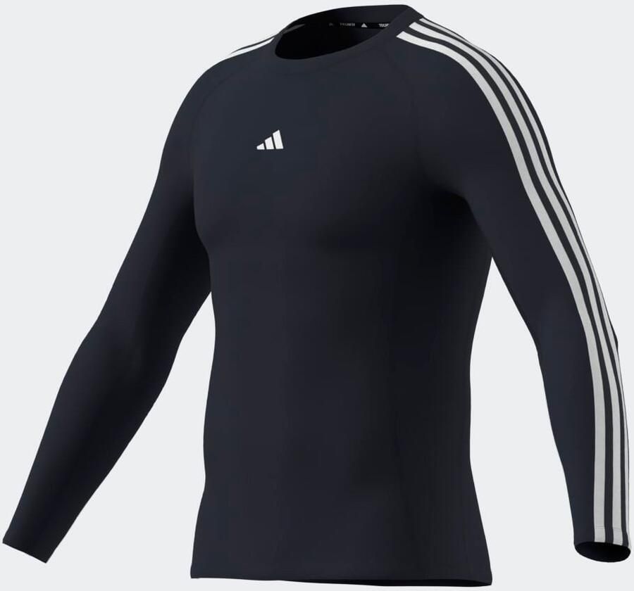Adidas TECHFIT Compression Training 3-Stripes Longsleeve - Foto 2