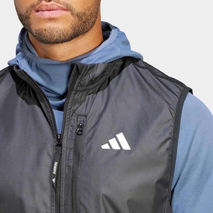 Adidas Terrex Own the Run Bodywarmer Zwart- Heren Zwart