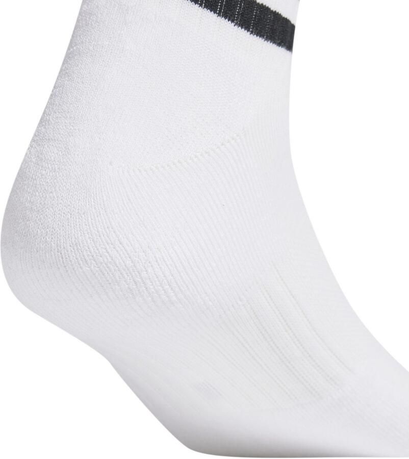 Adidas Sportswear 3-streifen Ankle Sokken Middellang white black maat: 37-39 beschikbare maaten:37-39 40-42 43-45 - Foto 3