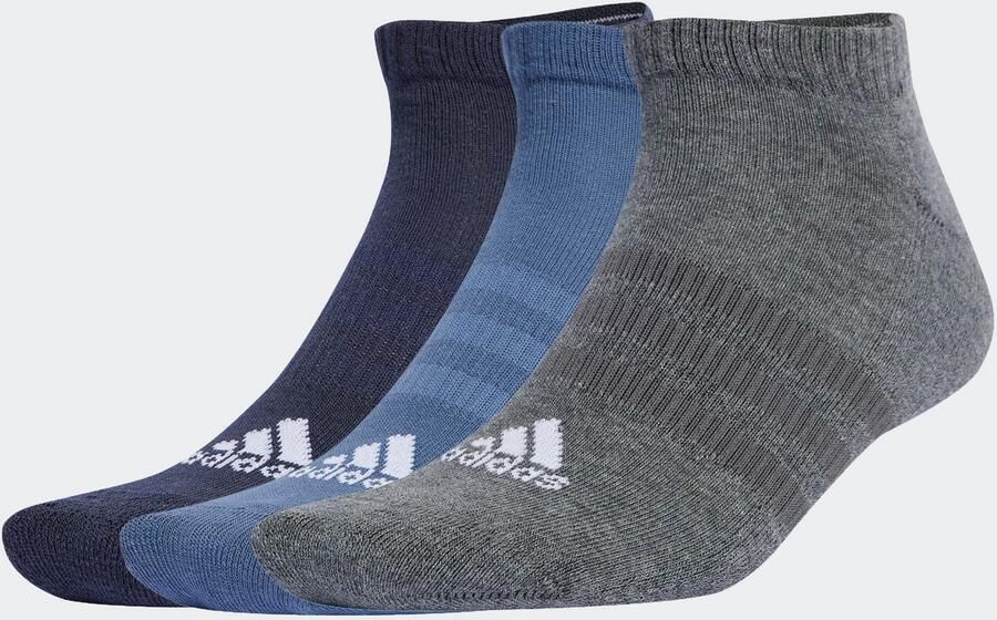 Adidas Perfor ce Functionele sokken CUSHIONED LOWCUT SOKKEN 3 PAAR Sneaker sokken korte sokken 3-pack (3 paar)