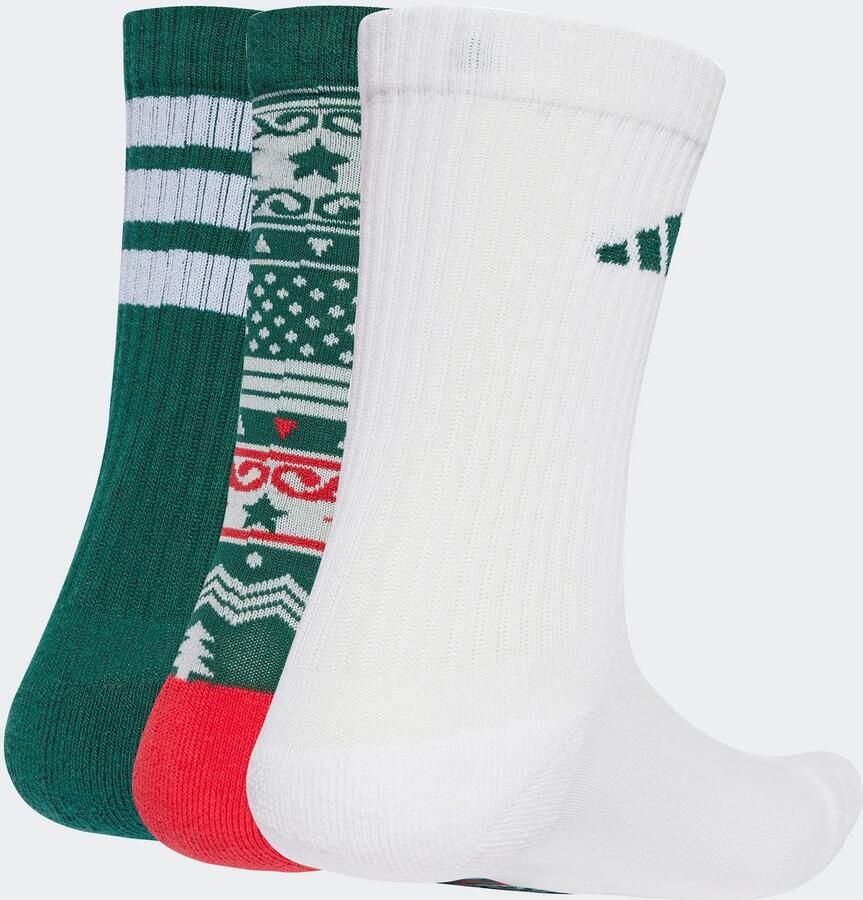 Adidas Sportswear Sokken met labelprint in een set van 3 paar