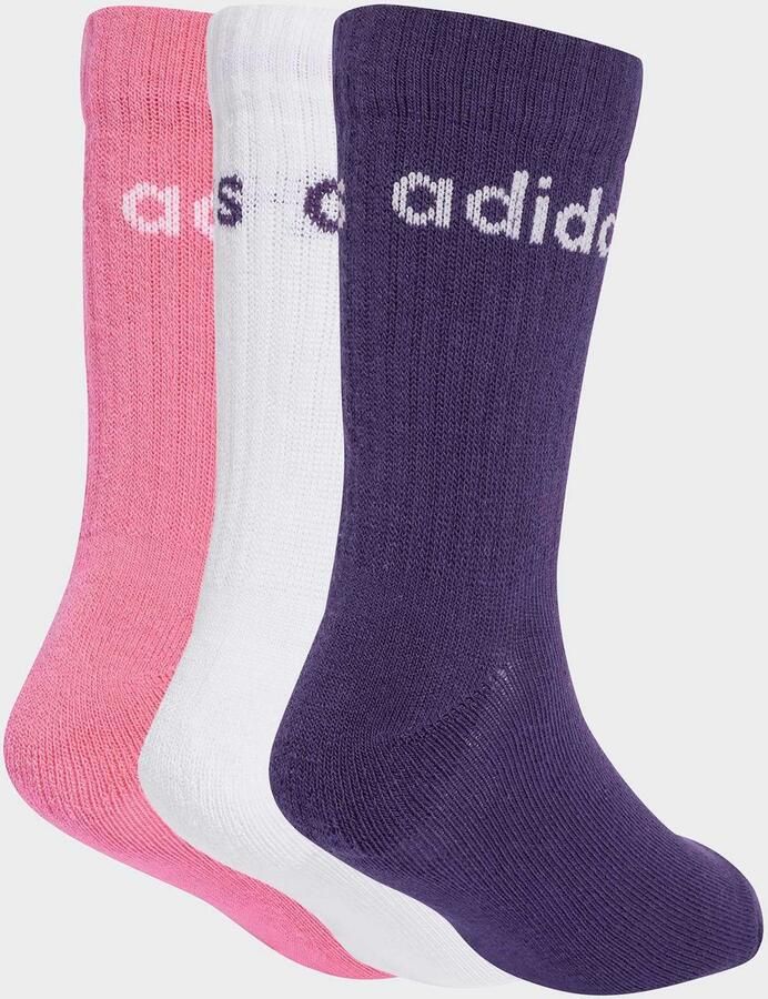 Adidas Perfor ce Functionele sokken LIN KIDS CRW 3P - Foto 3