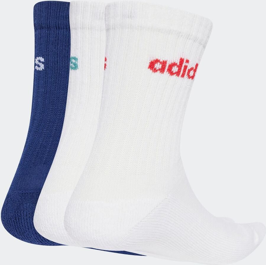Adidas Perfor ce Functionele sokken LINEAR CREW CUSHIONED SOCKS 3 PAAR (3 paar)
