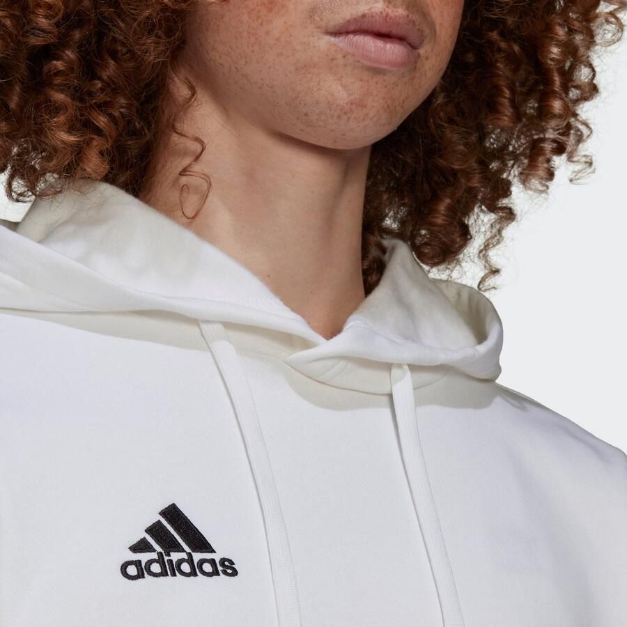 Adidas Entrada Hoodie White Black- Heren White Black