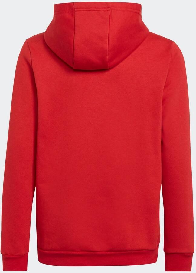 Adidas Performance Junior sporthoodie rood Sportsweater Jongens Meisjes Katoen Capuchon 116 - Foto 3