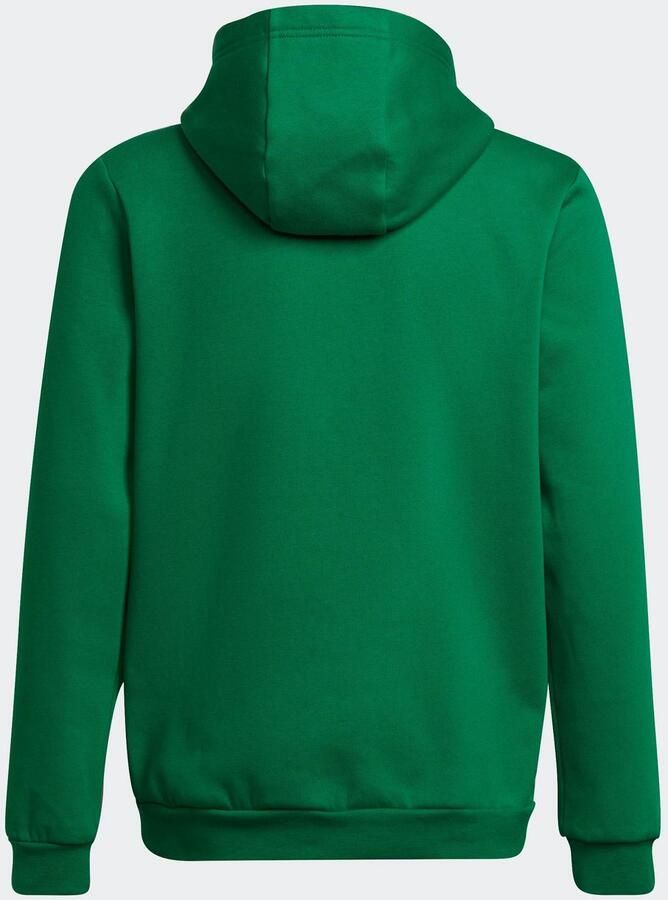 Adidas Perfor ce Junior sporthoodie groen wit Sportsweater Katoen Capuchon 128 - Foto 3