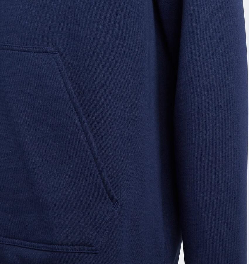 Adidas Perfor ce Junior sporthoodie donkerblauw Sportsweater Katoen Capuchon 128