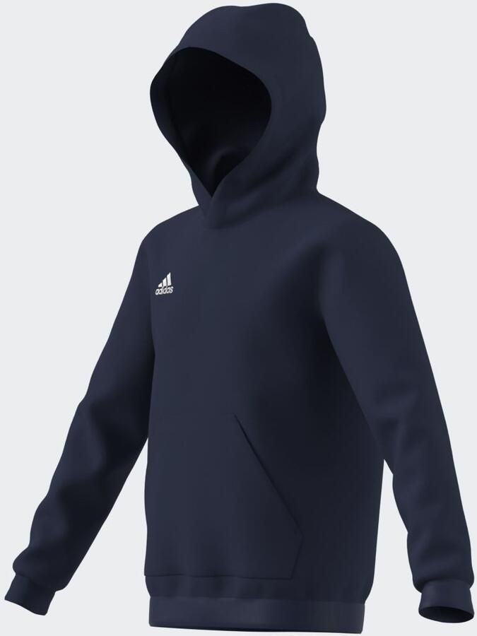 Adidas Perfor ce Junior sporthoodie donkerblauw Sportsweater Katoen Capuchon 128 - Foto 4