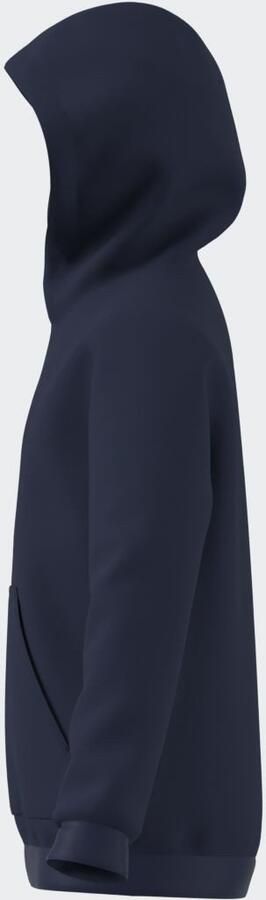 Adidas Perfor ce Junior sporthoodie donkerblauw Sportsweater Katoen Capuchon 128 - Foto 5