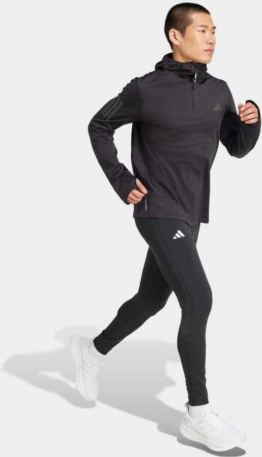 Adidas Own The Run Winterized Hoodie Met Halve Rits - Foto 4