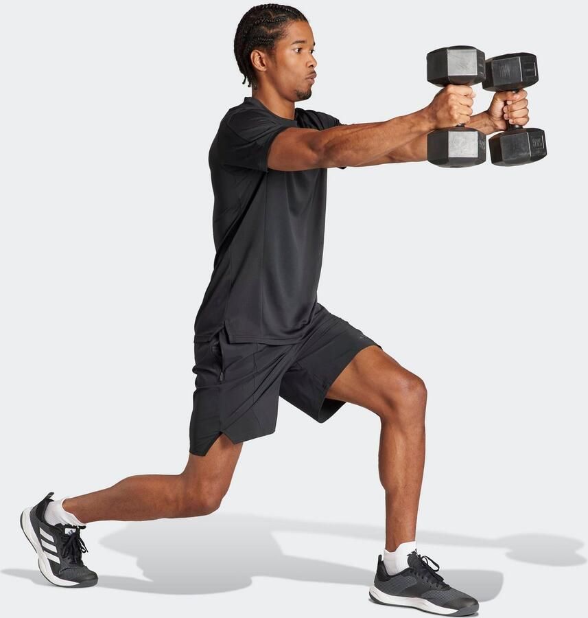 Adidas Designed for Training Workout Short Zwart- Heren Zwart