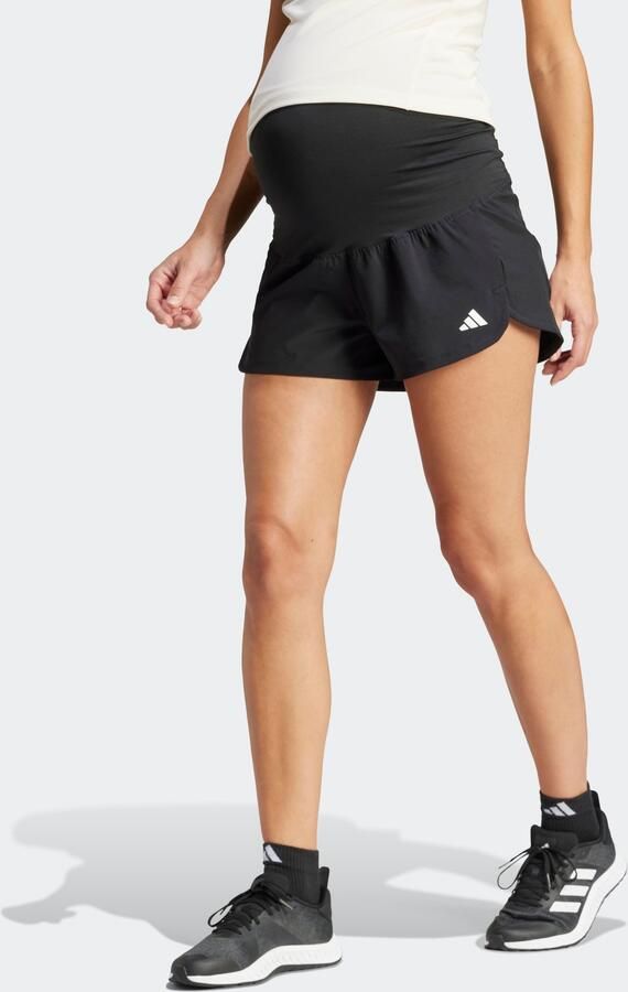 Adidas Performance Short PACER MATERNITY Trainingsshorts voor zwangere vrouwen losjes gesneden (1-delig) - Foto 5