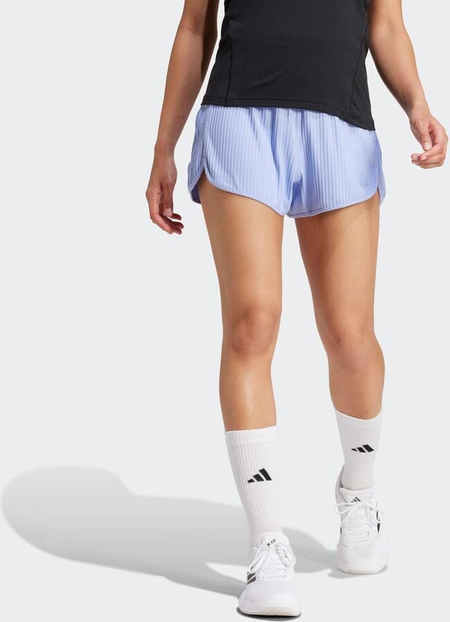 Adidas Pacer All Gym Seasonal Rib High-Rise Tonal 3-Stripes Short - Foto 6