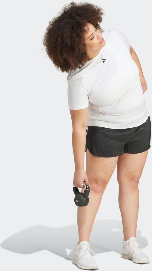 Adidas Performance Pacer Training 3-Stripes Geweven High-Rise Short (Grote Maat) - Foto 7