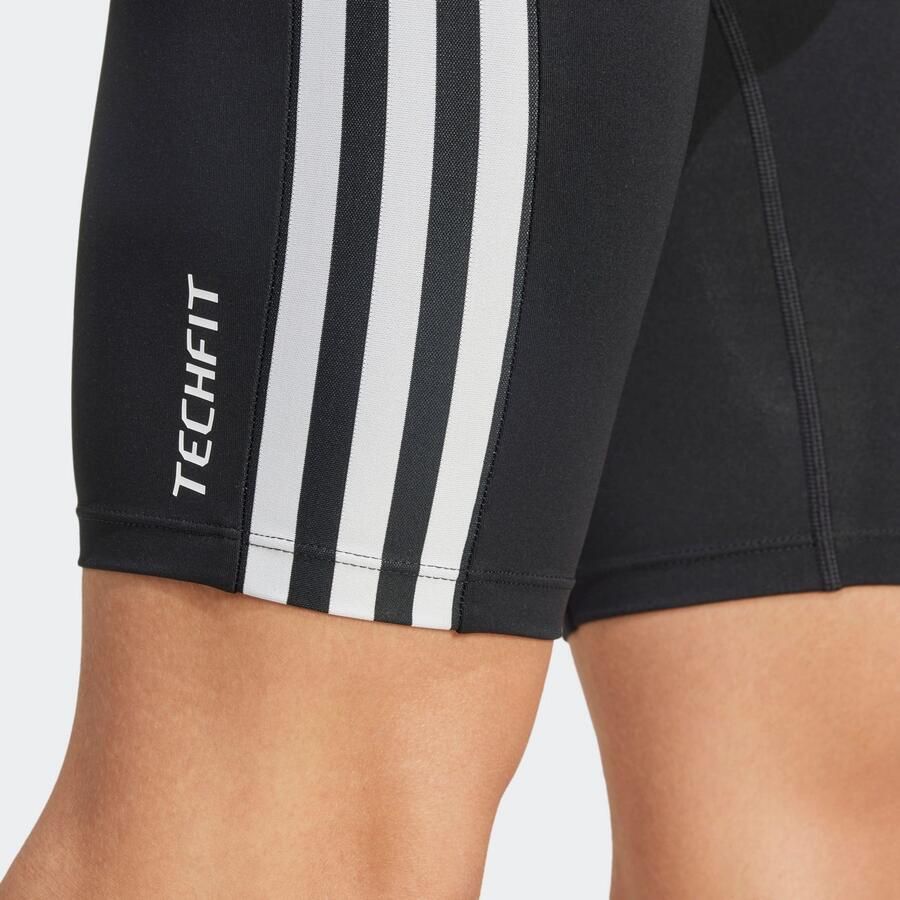 Adidas TECHFIT Compression Training 3-Stripes Korte Legging - Foto 6