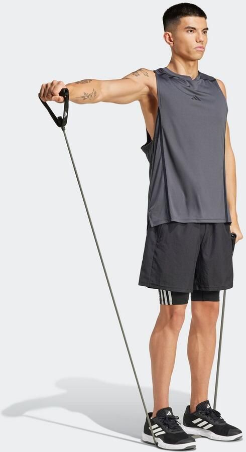 Adidas TECHFIT Compression Training 3-Stripes Korte Legging - Foto 5