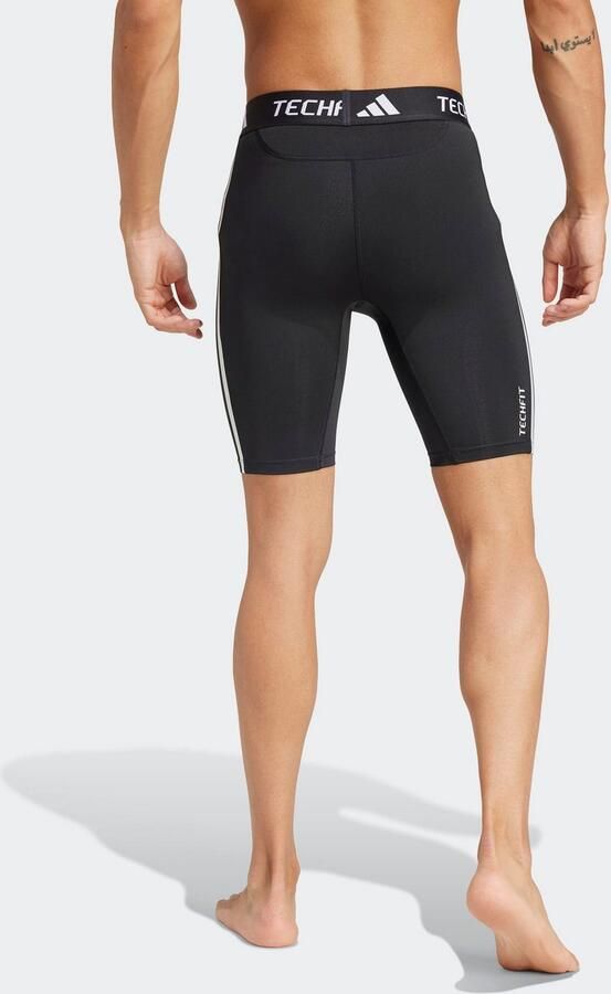 Adidas TECHFIT Compression Training 3-Stripes Korte Legging - Foto 4