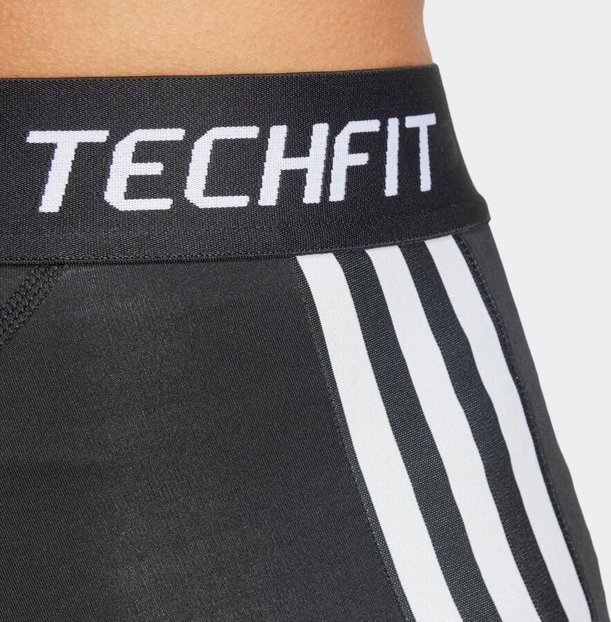 Adidas TECHFIT Compression Training 3-Stripes Korte Legging
