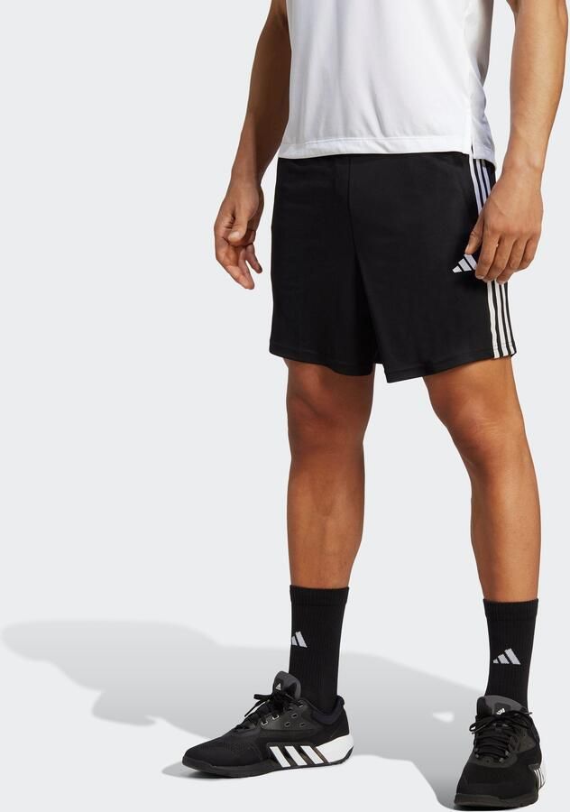 Adidas Train Essentials Piqué 3-Stripes Trainingsshort Zwart- Heren Zwart - Foto 7