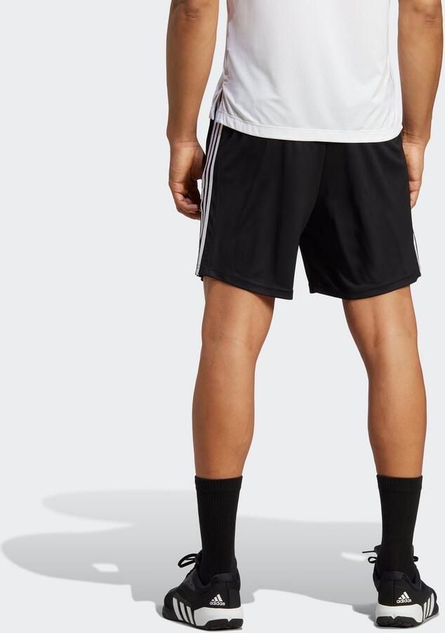 Adidas Train Essentials Piqué 3-Stripes Trainingsshort Zwart- Heren Zwart - Foto 4